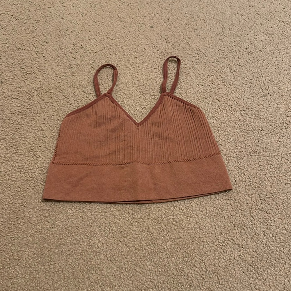 Francesca‘s red crop top